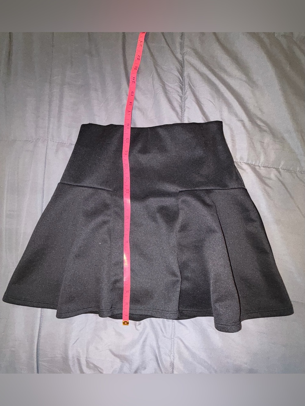 Charlotte Russe Black High Waist Flared Skater Skirt Size Small - Picture 6 of 6